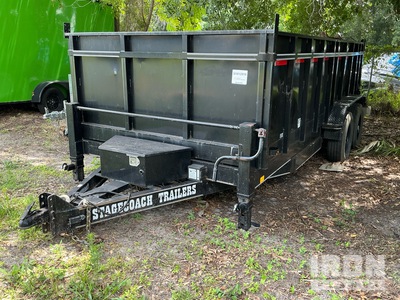 2022 Davidson 16 ft T/A Demolition Dump Utility Trailer