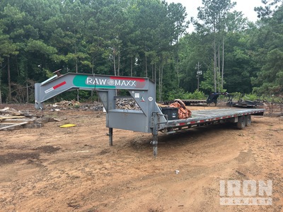 2024 Rawmaxx 14000 lb 34 ft T/A Gooseneck Plant Trailer