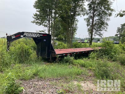 2021 Anderson 40 ft T/A Gooseneck Remorque pour équipement
