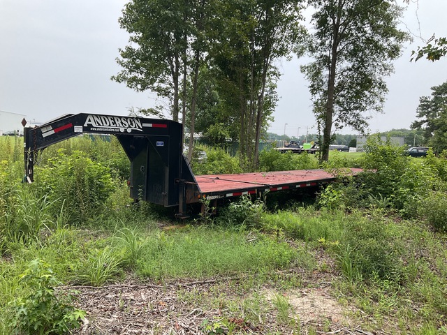 2021 Anderson 40 ft T/A Gooseneck Equipment Trailer