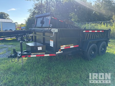 2025 Carry-on 12 ft T/A Dump Utility Trailer