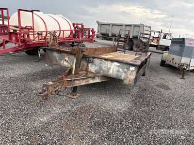 1978 Husky Utility 20 ft T/A Remolque Portamaquinaria