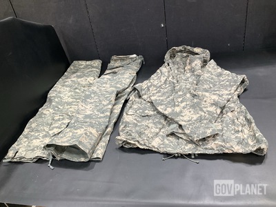 (8) Pairs of Cold Weather Trousers, (6) Wet Weather Parkas & Assorted Items