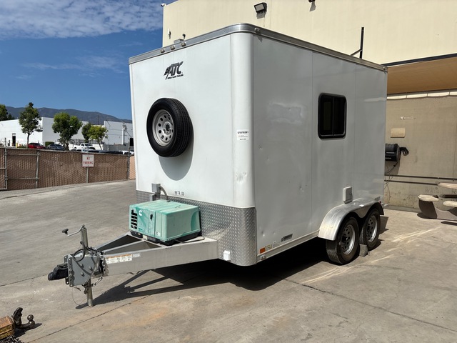 2021 ATC 12 ft T/A Enclosed Custom Fiber Splicing Trailer