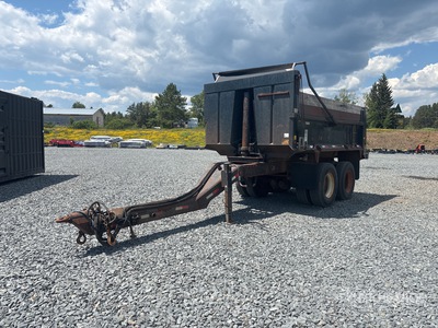2008 14 ft T/A Pup Dump Trailer
