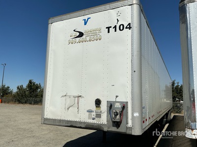 2022 Vanguard VXP 53 ft x 102 in Sliding T/A Van Trailer