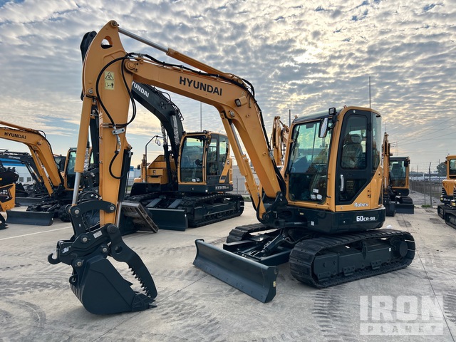 2023 Hyundai R60CR-9A Tracked Excavator (Unused)