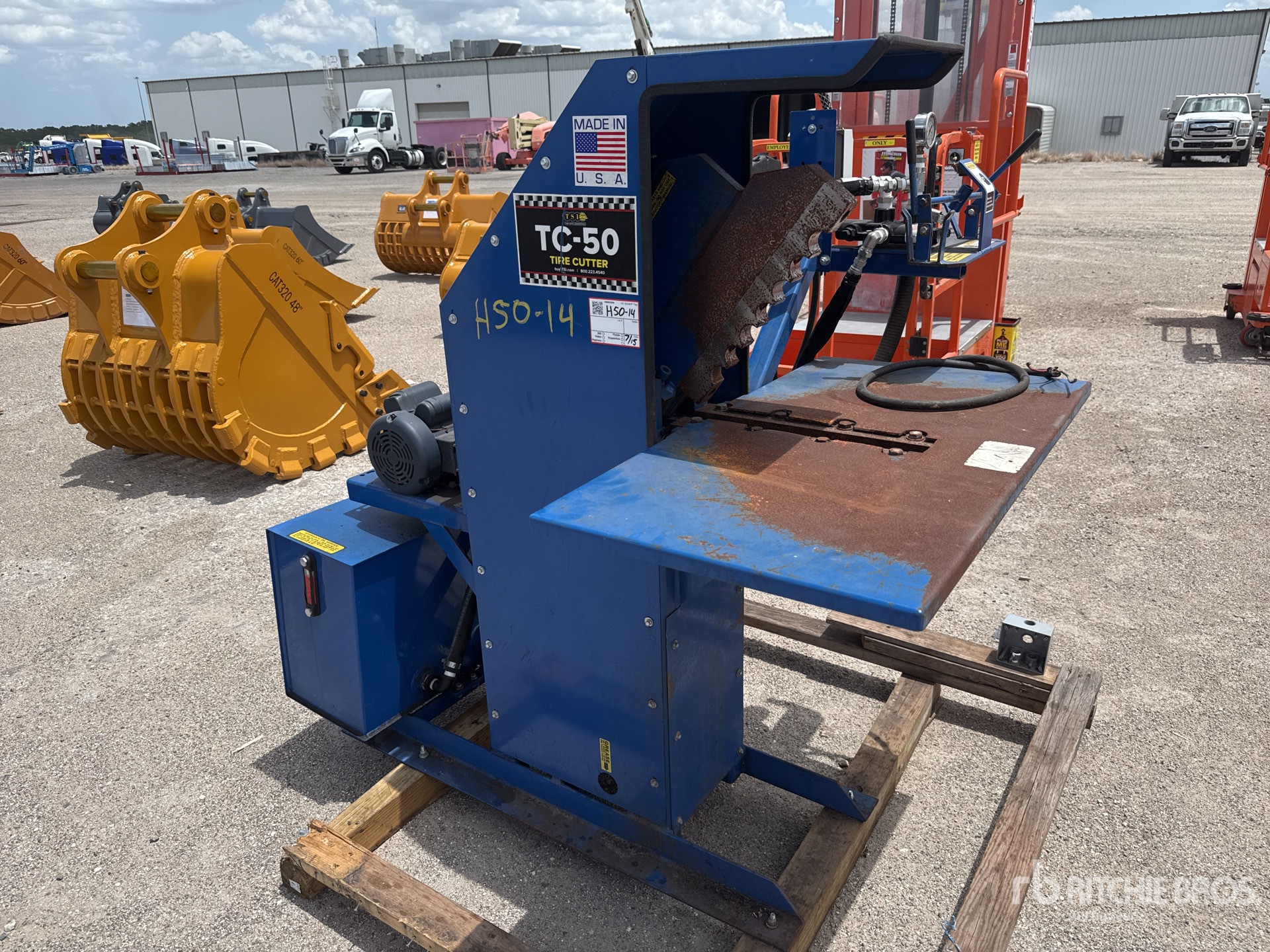 SI TC-50 Tire Cutter Tires