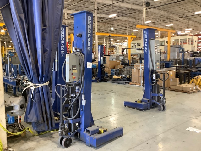 2012 BendPak PCL 18000 Mobile Column Lift
