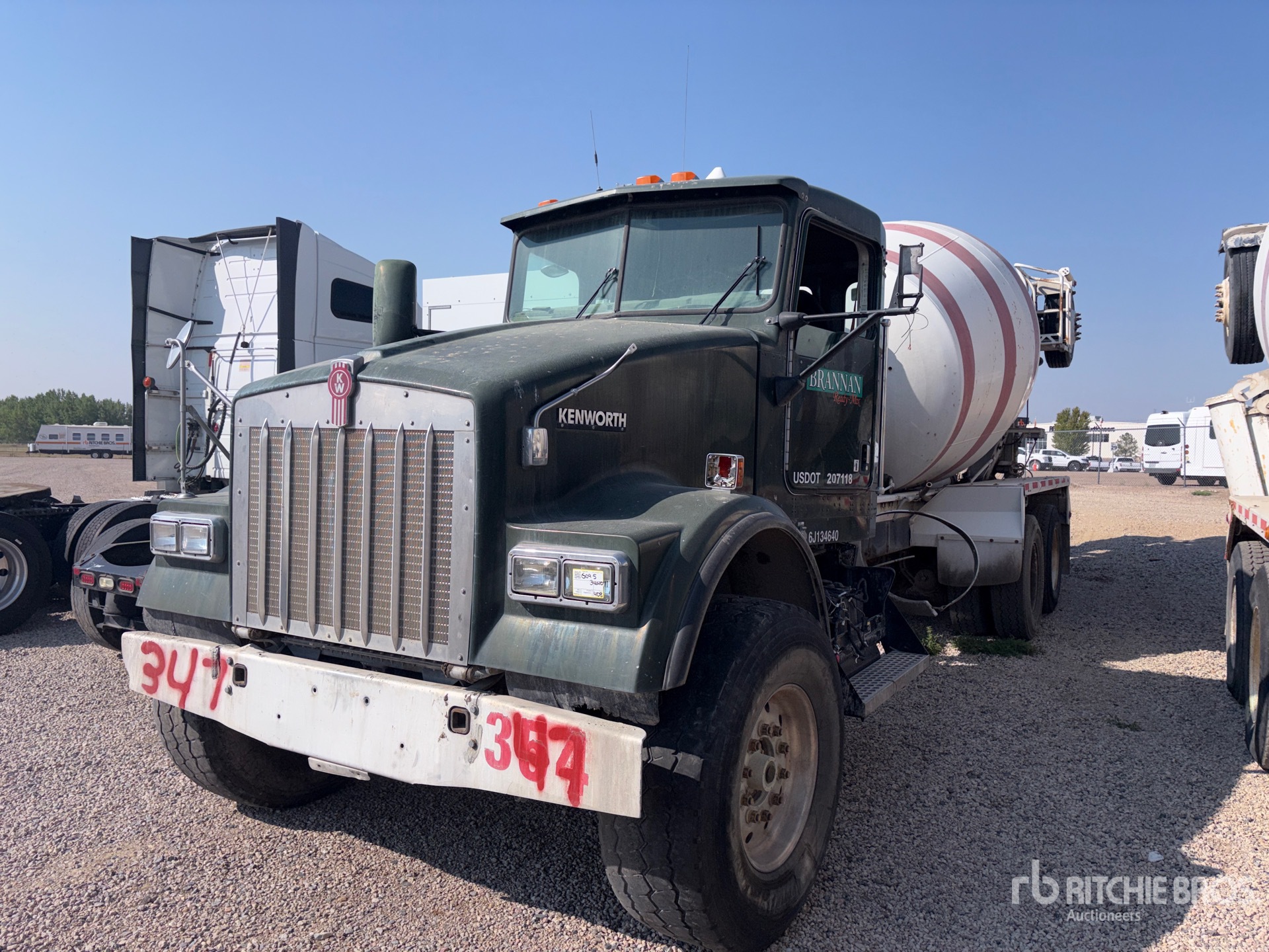 2006 Kenworth W900 6x4 Mixer Truck (Inoperable)