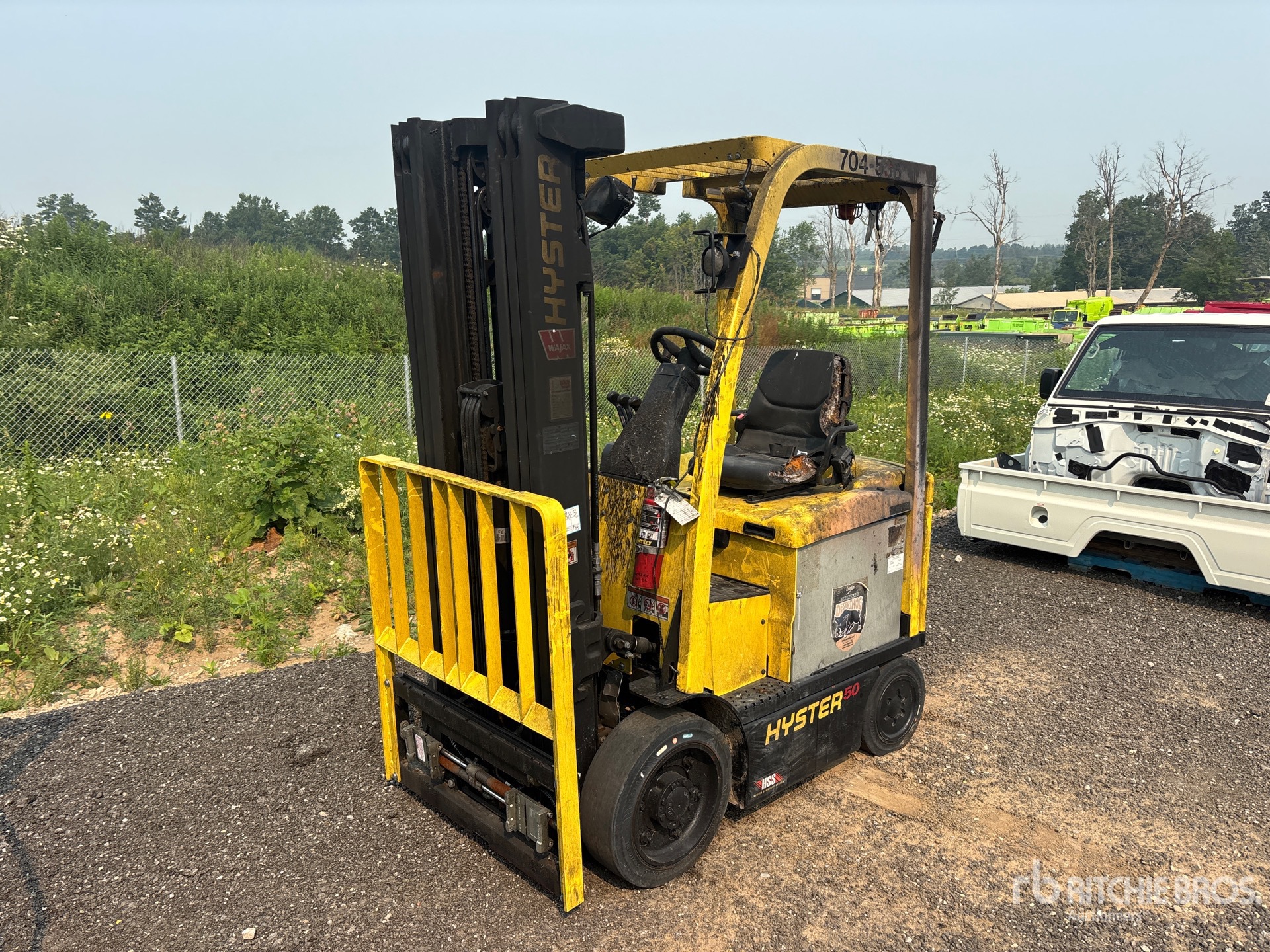 2025 Hyster E50XN 4450 lb Electric Forklift (Inoperable)