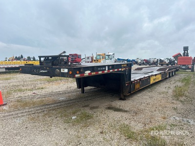 2015 Ledwell LW48HT2-10-PB 53 ft Tri/A Gooseneck Remorque Pour Équipement Hydraulique