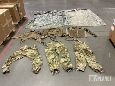 (37) Cold Weather Jackets, (11) Wet Weather Poncho Liners & Assorted Items