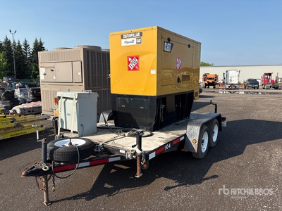 Quantity of (1) Cat 62.5 kVA On a Trailer Groupe électrogène