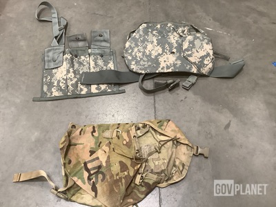 (84) Bandoleer Ammunition Pouches, (55) Sustainment Pouches & Assorted Items
