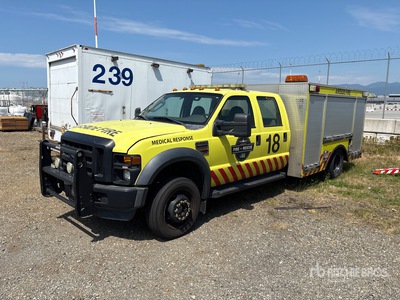 2010 Ford F-550 4x4 Crew Cab Fire Truck