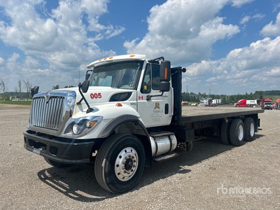 2011 International 7400 6x4 Flatbed Truck