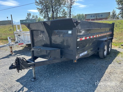 2014 Sure-Trac 14 ft T/A Dump Utility Trailer