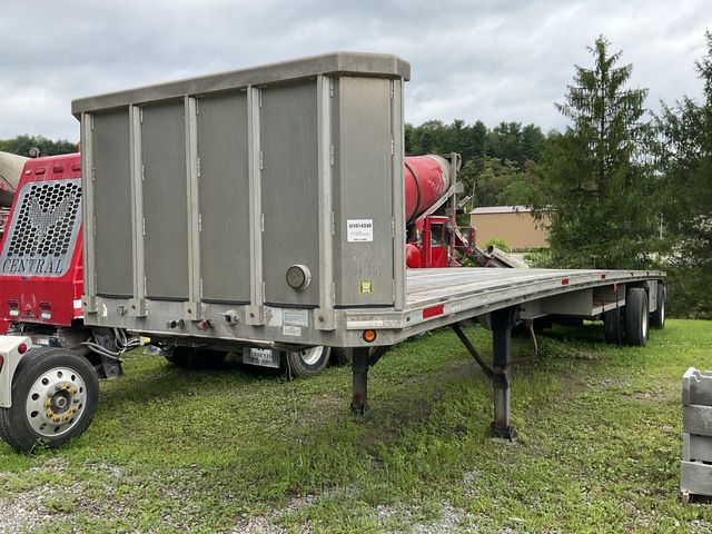 1994 Ravens 45 ft T/A Spread Axle Flatbed Trailer (Inoperable)