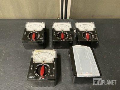 (5) Triplett 630 Analog Multimeters