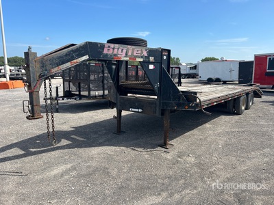 1999 Big Tex 22GN 25 ft T/A Gooseneck Remolque Portamaquinaria