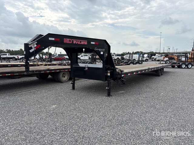2026 ED Trailers FD1024027SD-GNS 40 ft T/A Gooseneck Flatbed Trailer