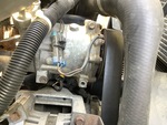 Engine with A/C Compressor