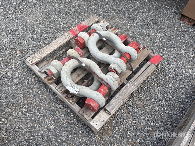 Quantity of (4) Crosby 55 Ton Shackle