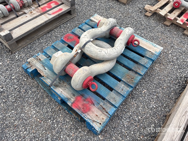 Quantity of (2) Crosby 150 Ton Shackle