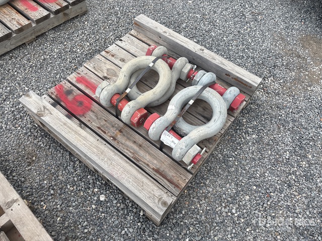 Quantity of (4) Crosby 55 Ton Shackle