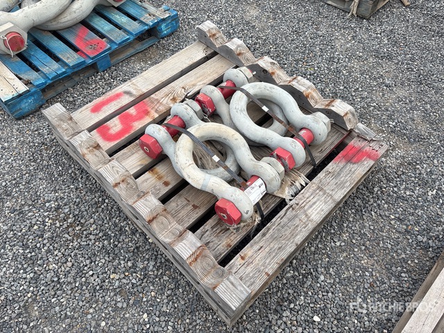 Quantity of (4) Crosby 85 Ton Shackle