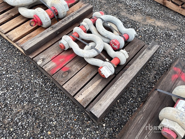 Quantity of (4) Crosby 55 Ton Shackle