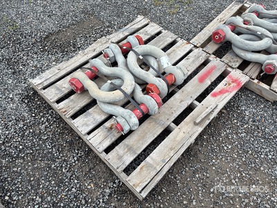 Quantity of (4) Crosby 55 Ton Shackle