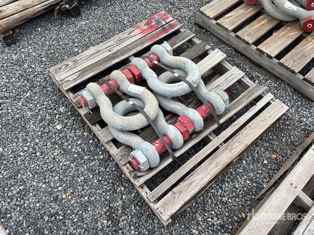 Quantity of (4) Crosby 85 Ton Shackle