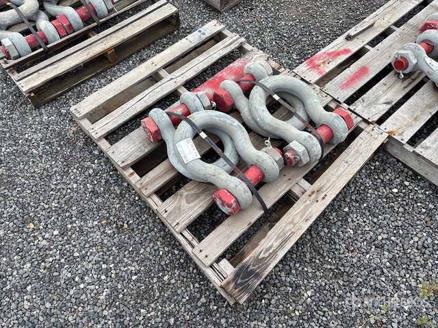 Quantity of (4) Crosby 85 Ton Shackle
