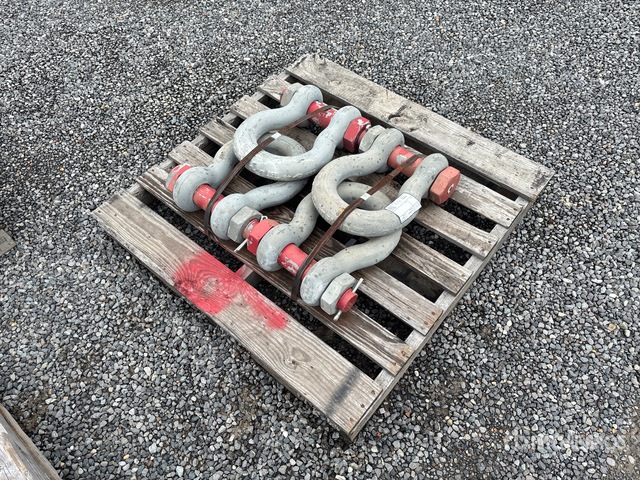 Quantity of (4) Crosby 85 Ton Shackle