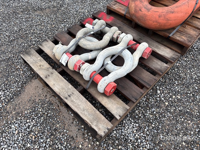 Quantity of (4) Crosby 2.5 in Shackle