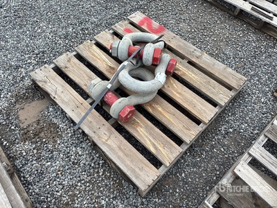 Quantity of (3) Crosby 55 Ton Shackle