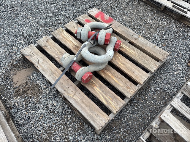 Quantity of (3) Crosby 55 Ton Shackle
