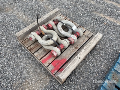 Quantity of (4) Crosby 2.5 in Shackle