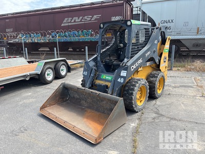 2017 JOHN DEERE 318G Skid Steer Loader
