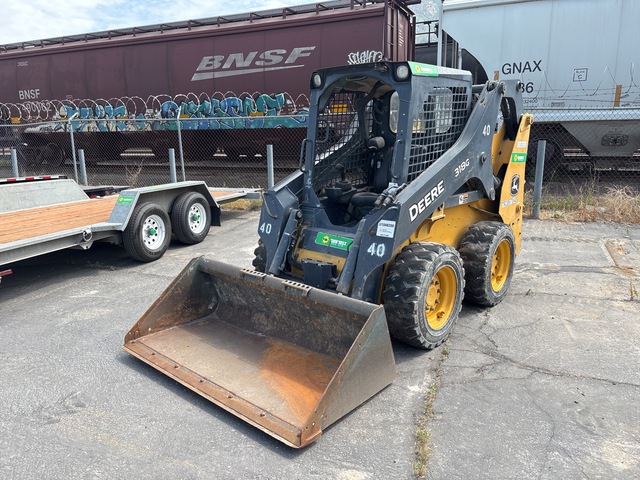 2017 John Deere 318G Skid Steer Loader