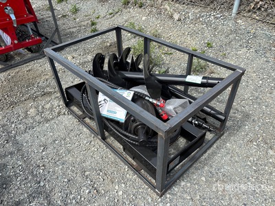 2026 Mower King SSECAG-Y Skid Steer Auger (Unused)