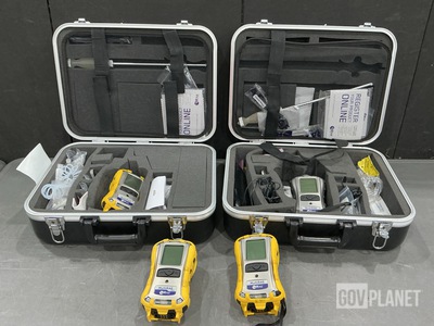 (4) RAE Systems MultiRAE Gas Detector Sets