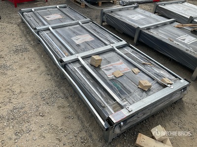 Quantity of (100) 2026 STARVOX S3048F Galvalume Corrugated Steel Panels (Black) (Unused)