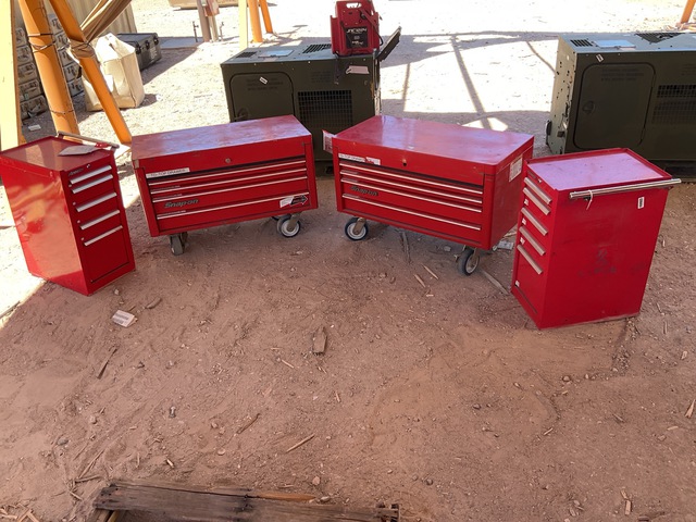 (2) Snap-On & (2) Kennedy Tool Boxes