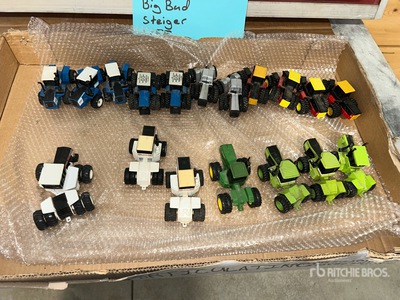 Set of 18 1/64 Articulated Tractors John Deere, Ford, Big Bud, Steiger & WFE Giocattoli