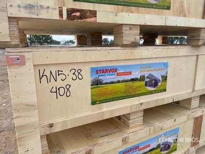 2026 STARVOX CP1220W Metal Garage 20ft 20ft Cobertizo (Unused)
