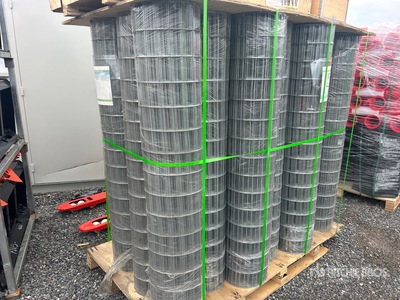 Quantity of 2026 STARVOX SV0566-21 66 ft x 5 ft Hot-dip Galvanized Welded Wire Mesh Clôture (Unused)