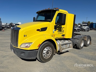 2018 Peterbilt 579 6x4 Ciągnik siodłowy T/A z kabiną dzienną